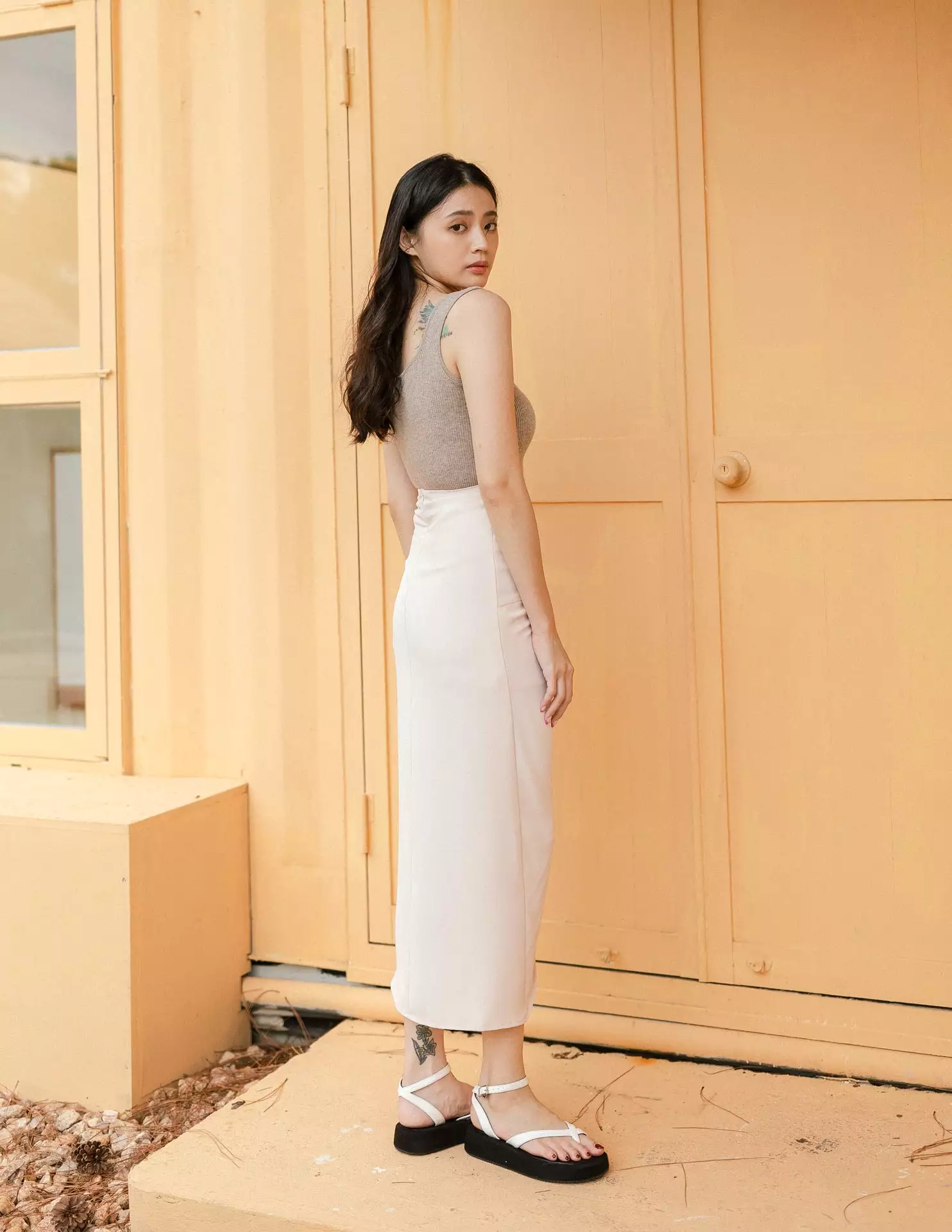 Maribel Skirt in Cream