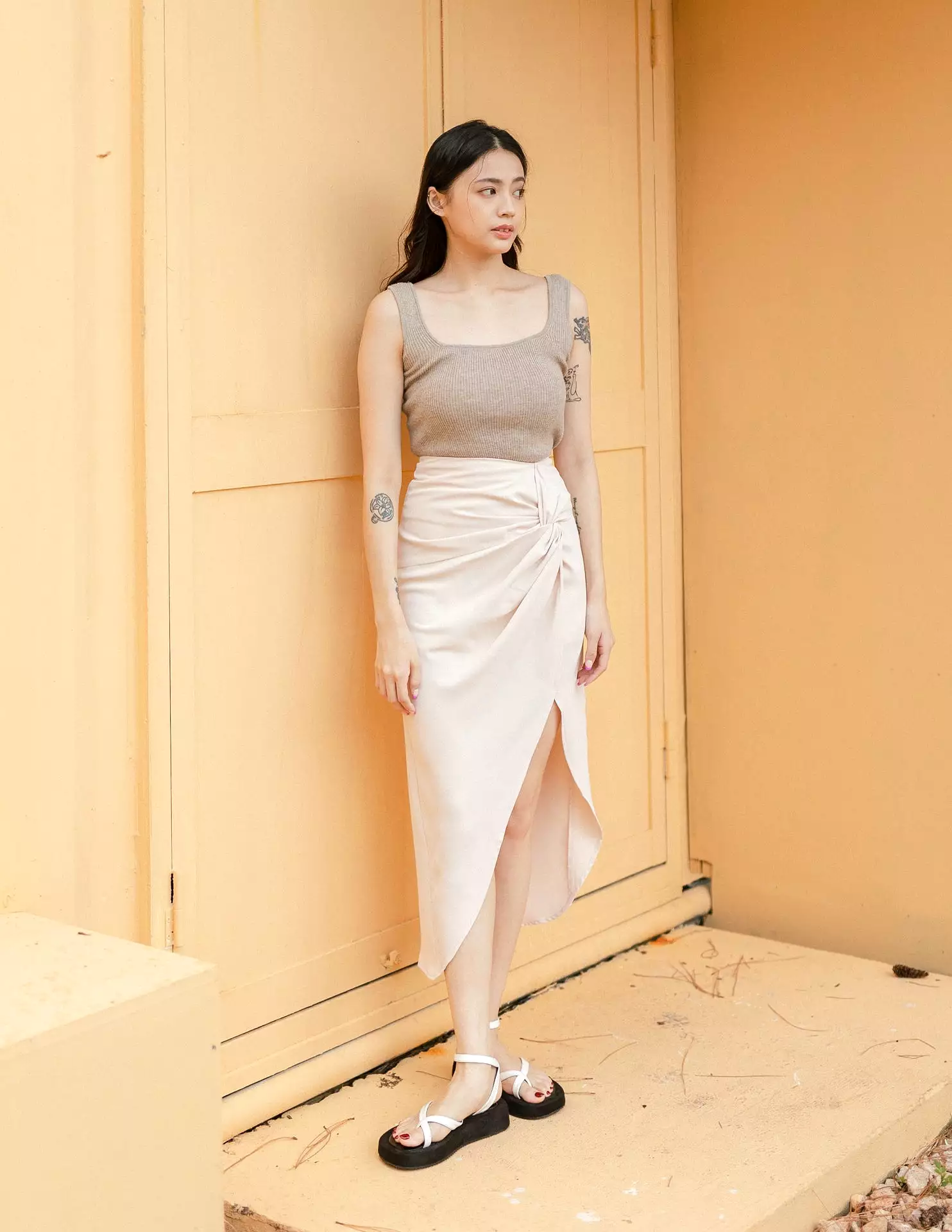 Maribel Skirt in Cream