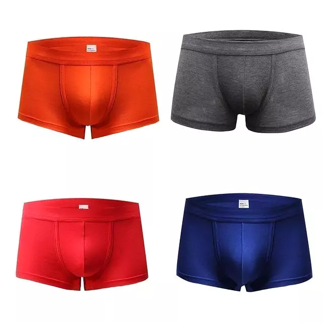 Men Boxer Shorts - 4 Pcs/Set