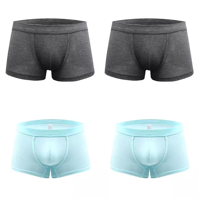 Men Boxer Shorts - 4 Pcs/Set