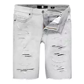 Men's Shredded Jean Shorts