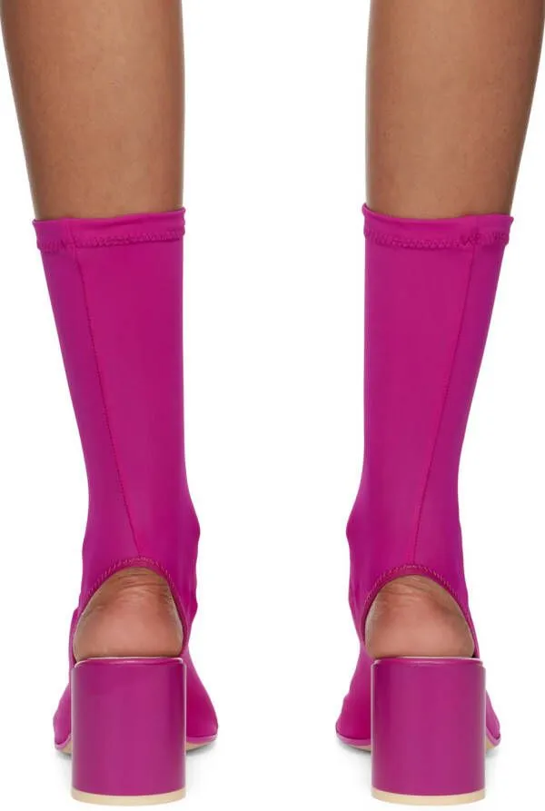 MM6 Maison Margiela Pink Sock Heels