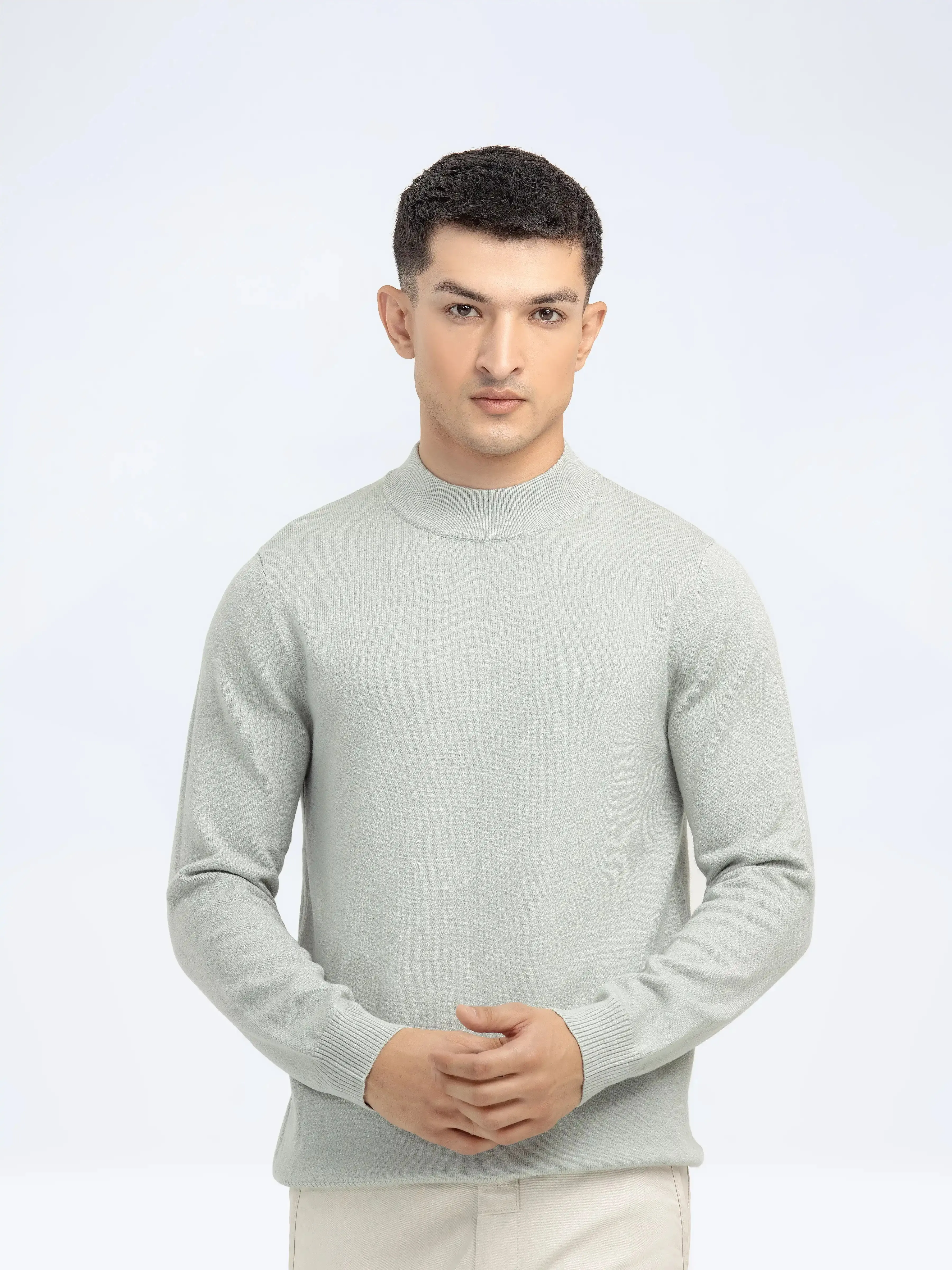 Mock Neck Sweater - FMTSWT24-027