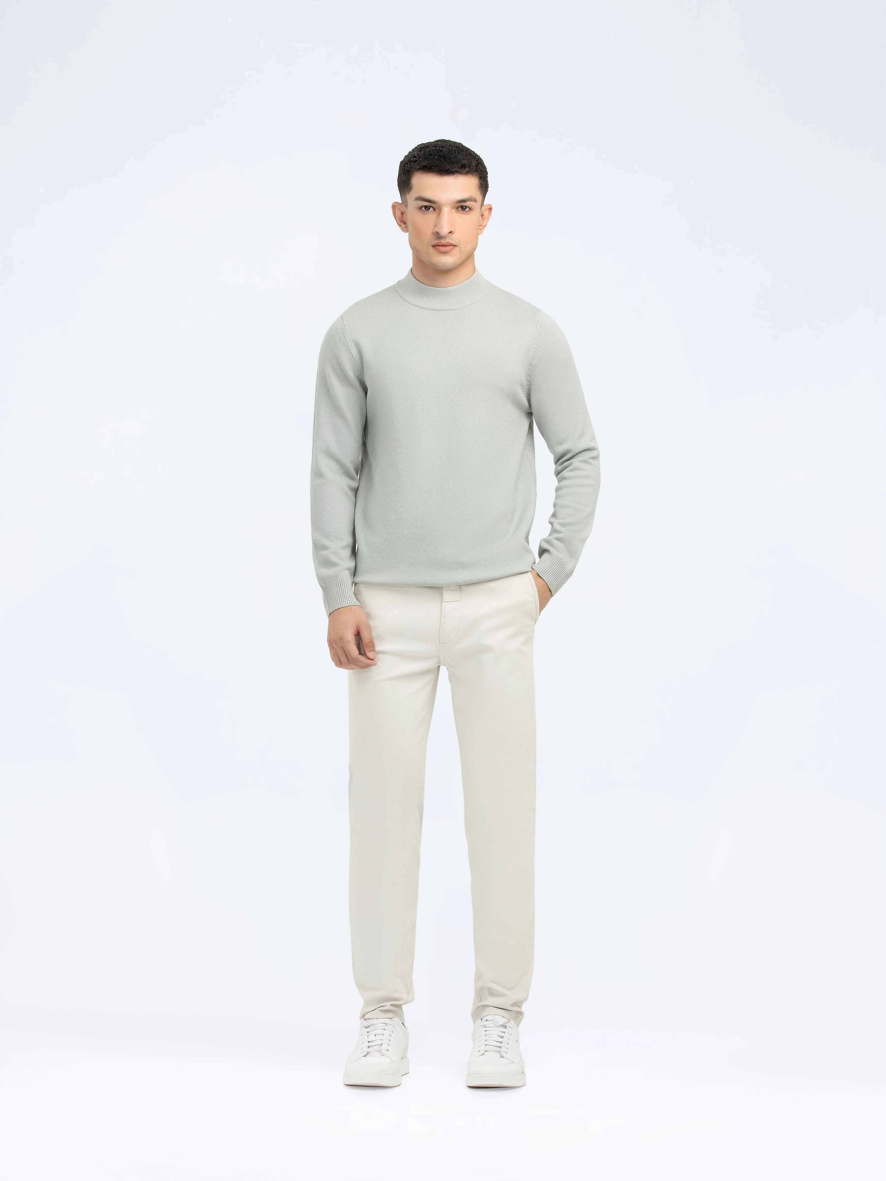 Mock Neck Sweater - FMTSWT24-027