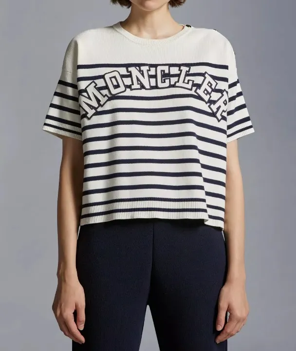 MONCLER  |Striped Logo T-Shirt