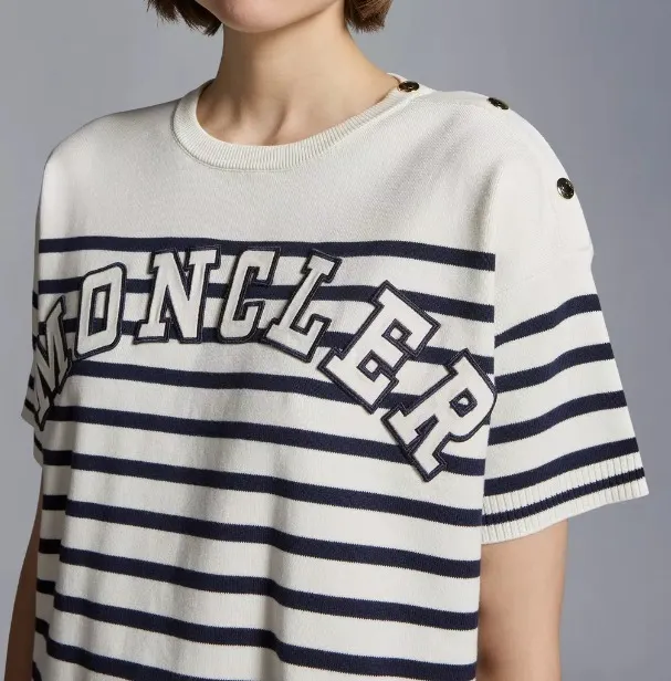 MONCLER  |Striped Logo T-Shirt