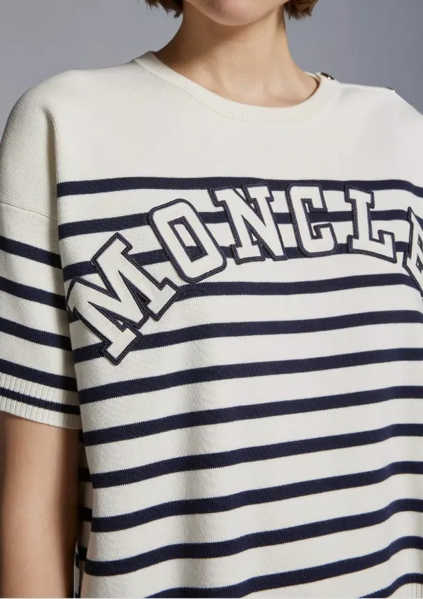 MONCLER  |Striped Logo T-Shirt