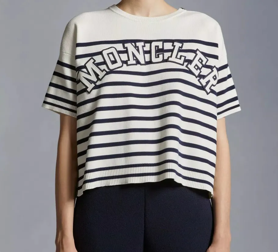 MONCLER  |Striped Logo T-Shirt