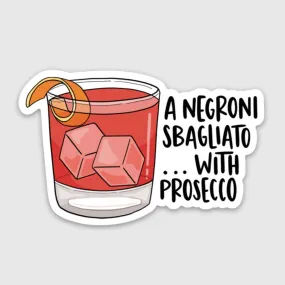 Negroni Spagliato Prosecco Sticker