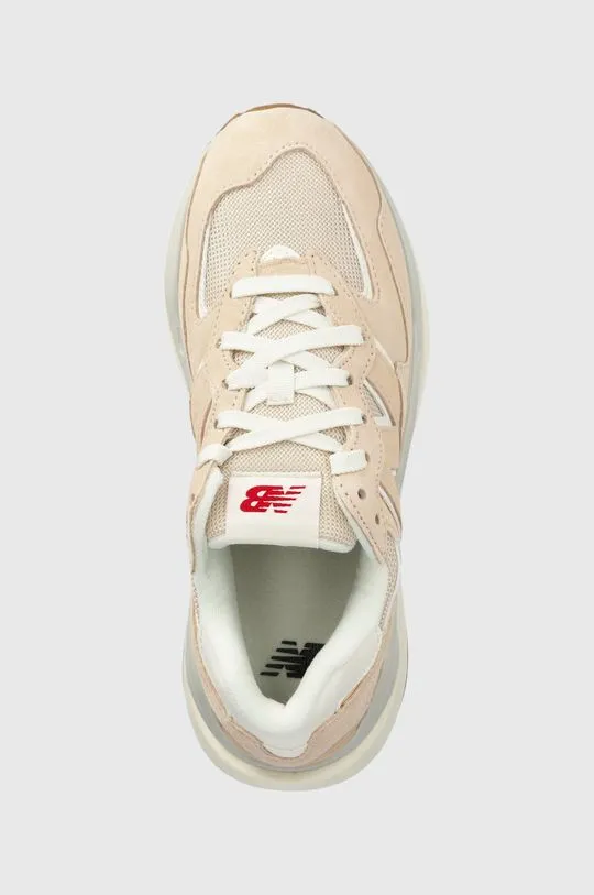 New Balance sneakers W5740GVC beige color