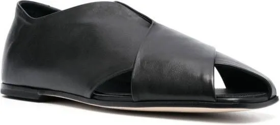 Officine Creative Fidel 007 leather sandals Black