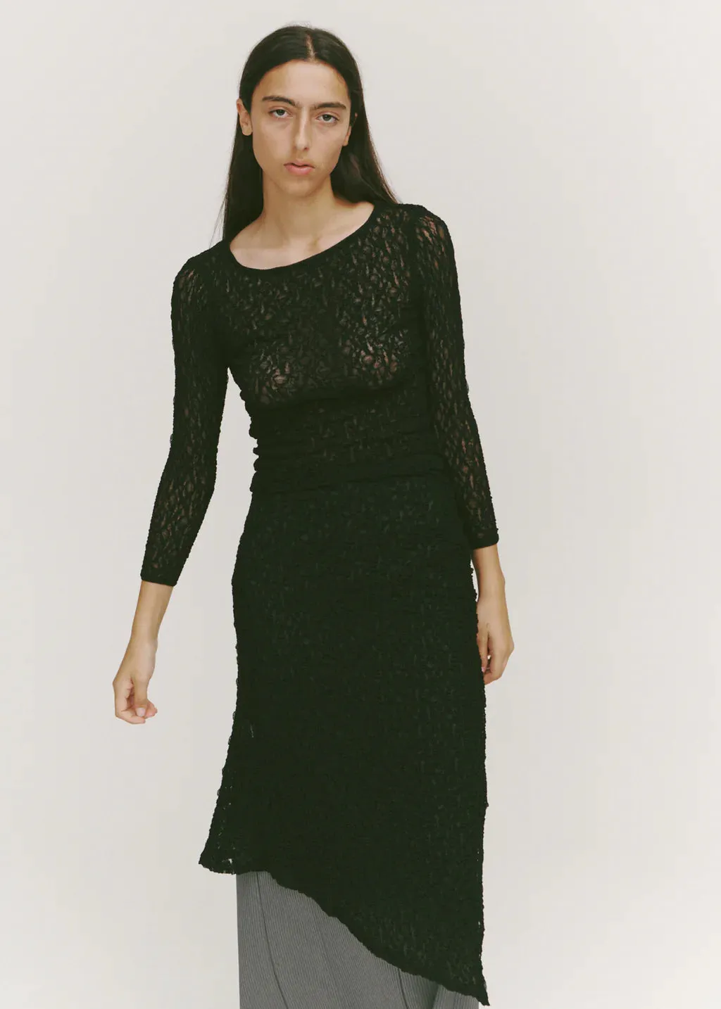 Permanent Vacation Impression Lace Skirt Black