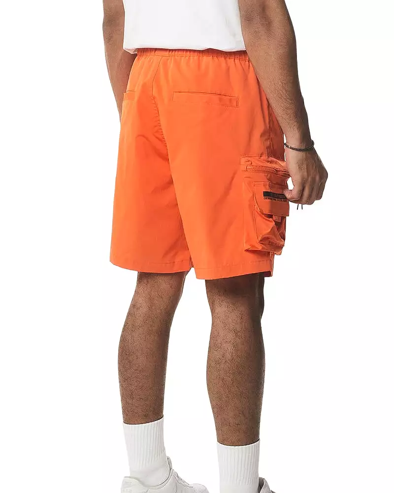 Pigmented Utility Nylon Cargo Shorts