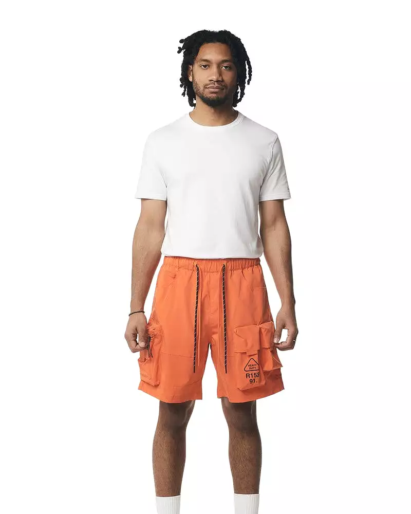 Pigmented Utility Nylon Cargo Shorts