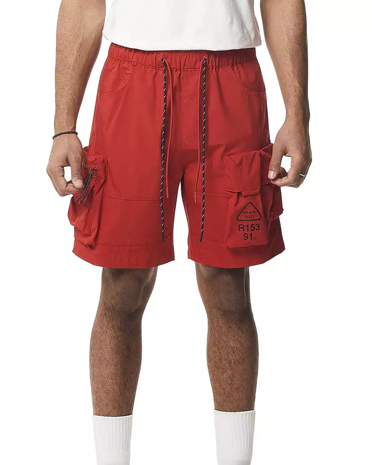 Pigmented Utility Nylon Cargo Shorts