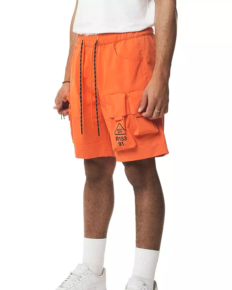 Pigmented Utility Nylon Cargo Shorts