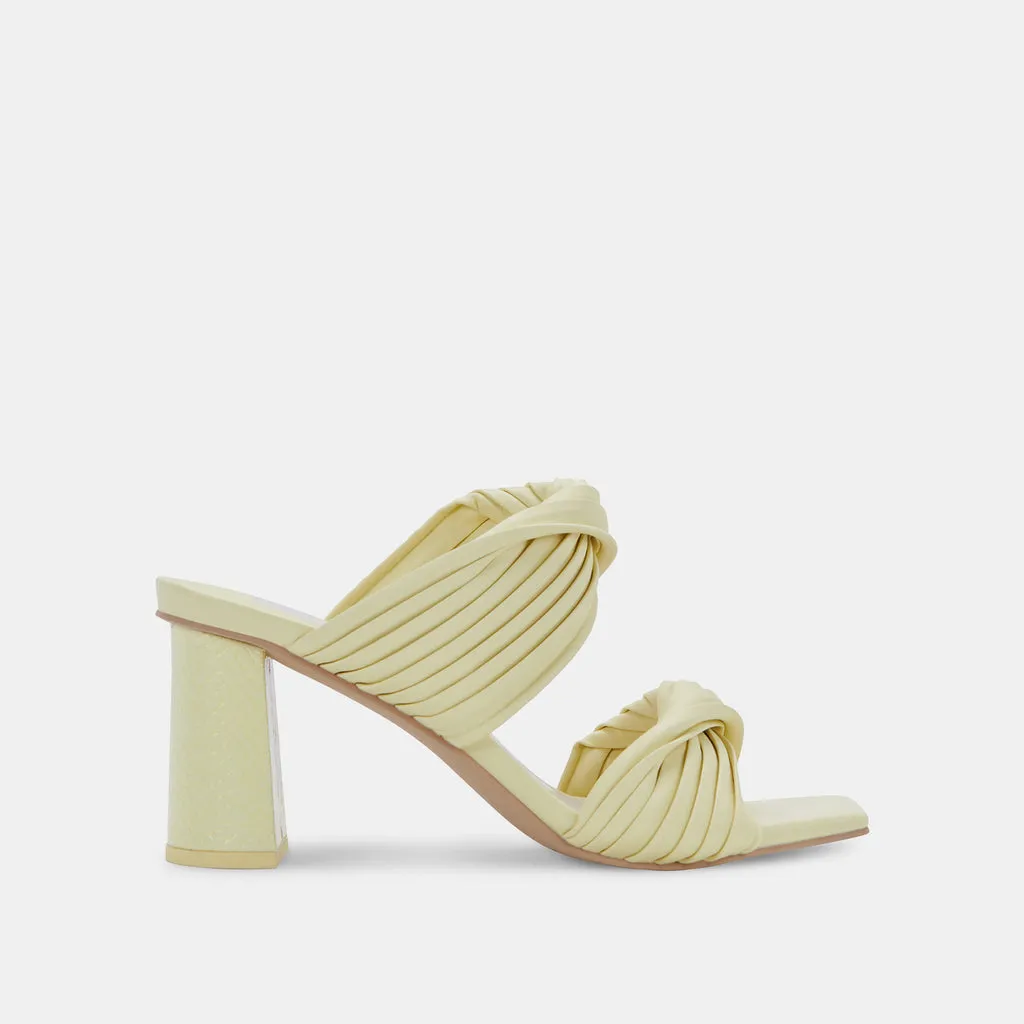 PILTON Heels Lemon Cream Stella | Women's Lemon Cream Heels– Dolce Vita 6890484301890