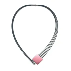 Pink & Red V Necklace