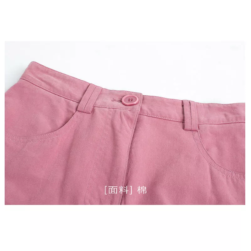 Pink pleated skirt by61520