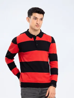 Polo Collar Sweater - FMTSWT23-015