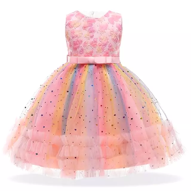 Princess Floral Dress For Girls