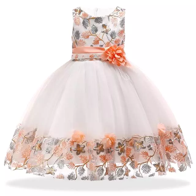 Princess Floral Dress For Girls