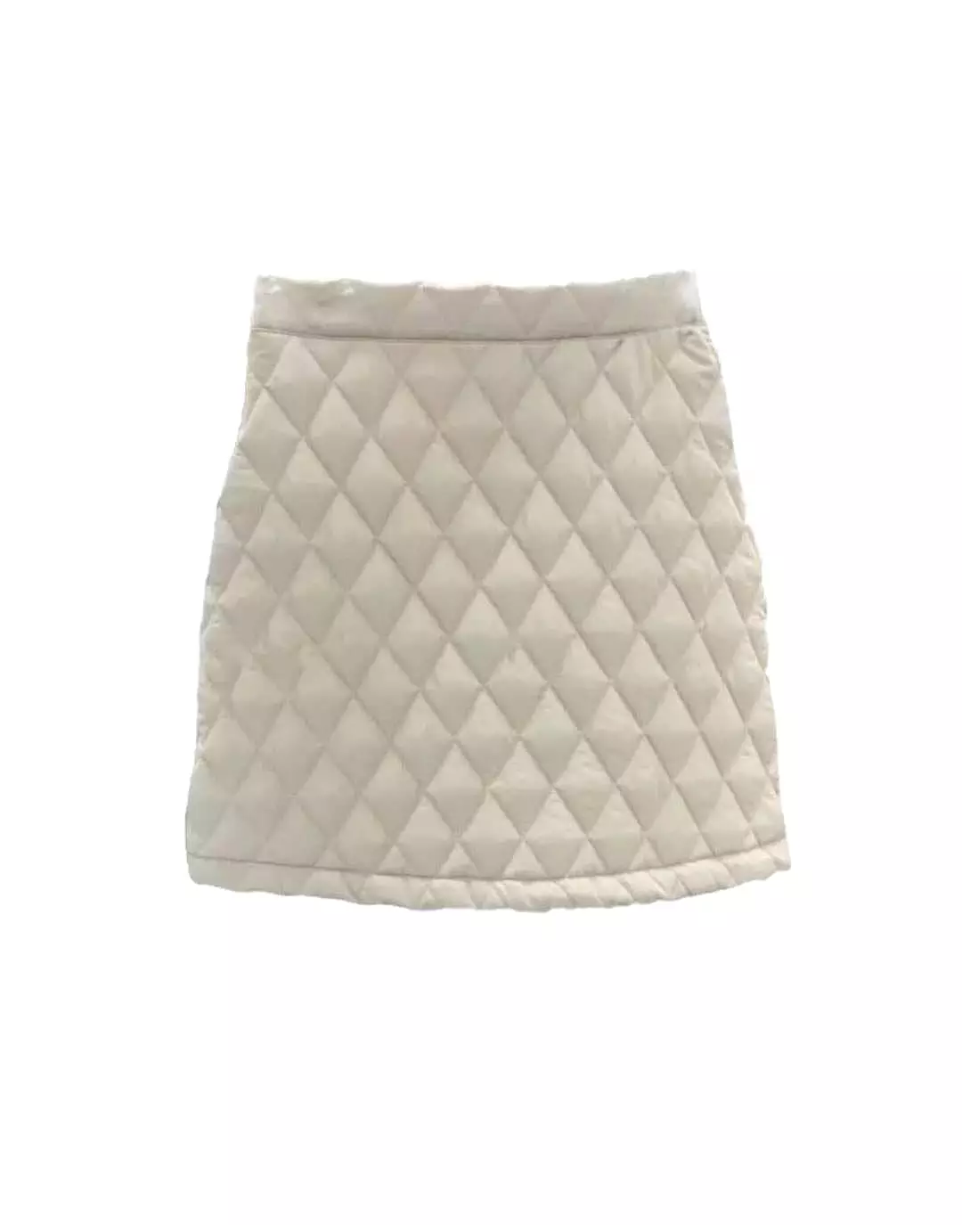 Quilted High Waist Short Skirt