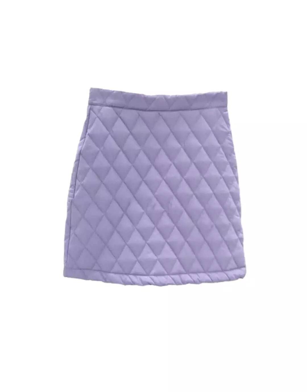 Quilted High Waist Short Skirt