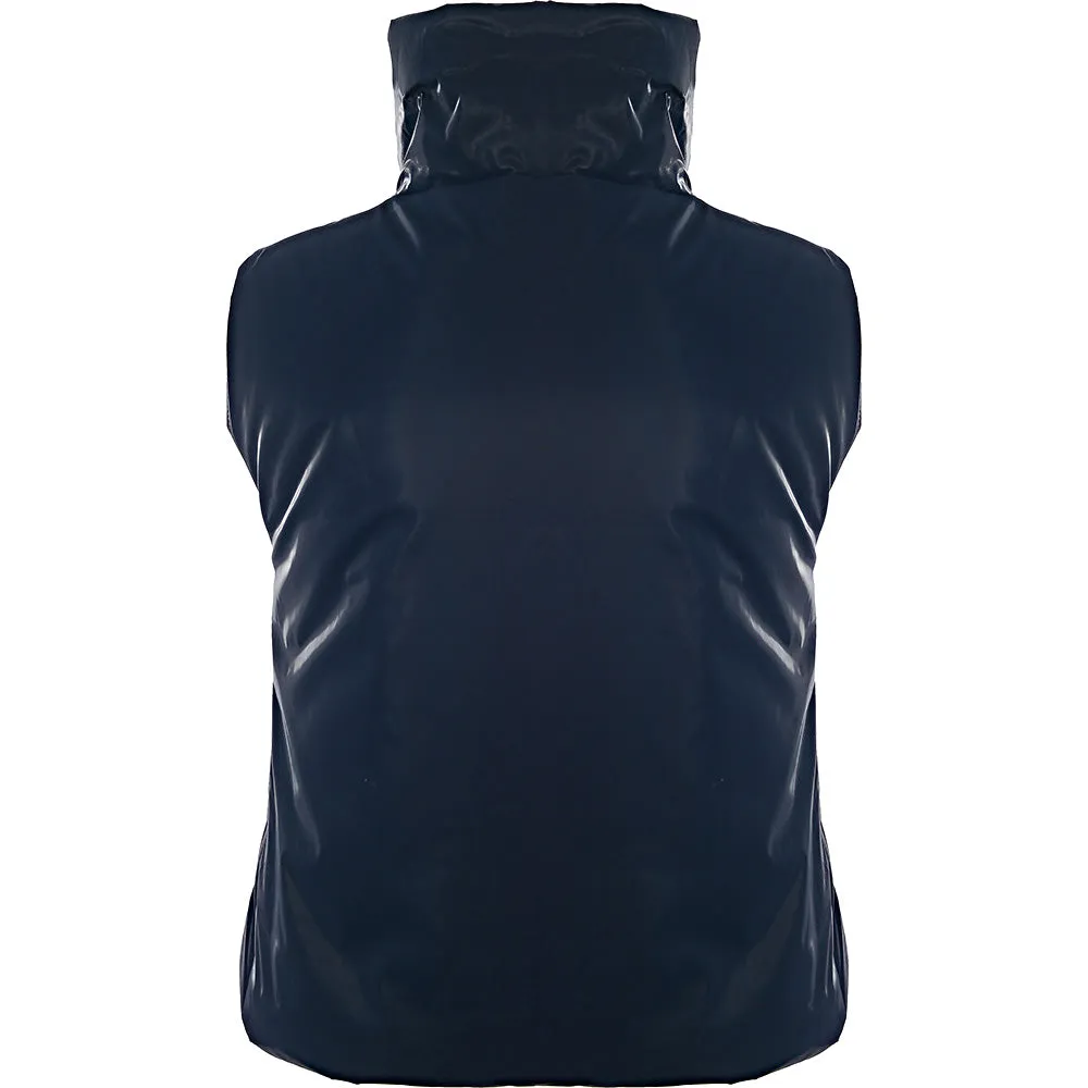 Rains Womens Loop Waterproof Puffer Gilet in Navy