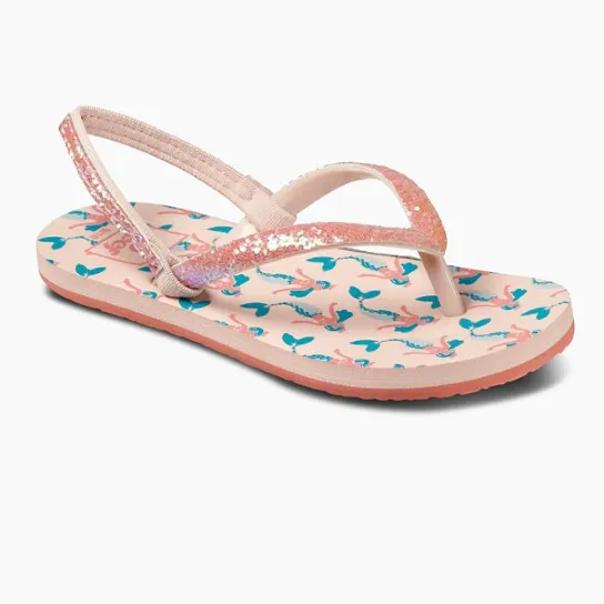 Reef Little Stargazer Prints Girls Sandals - Mermaid