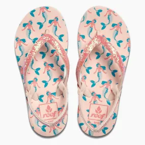 Reef Little Stargazer Prints Girls Sandals - Mermaid