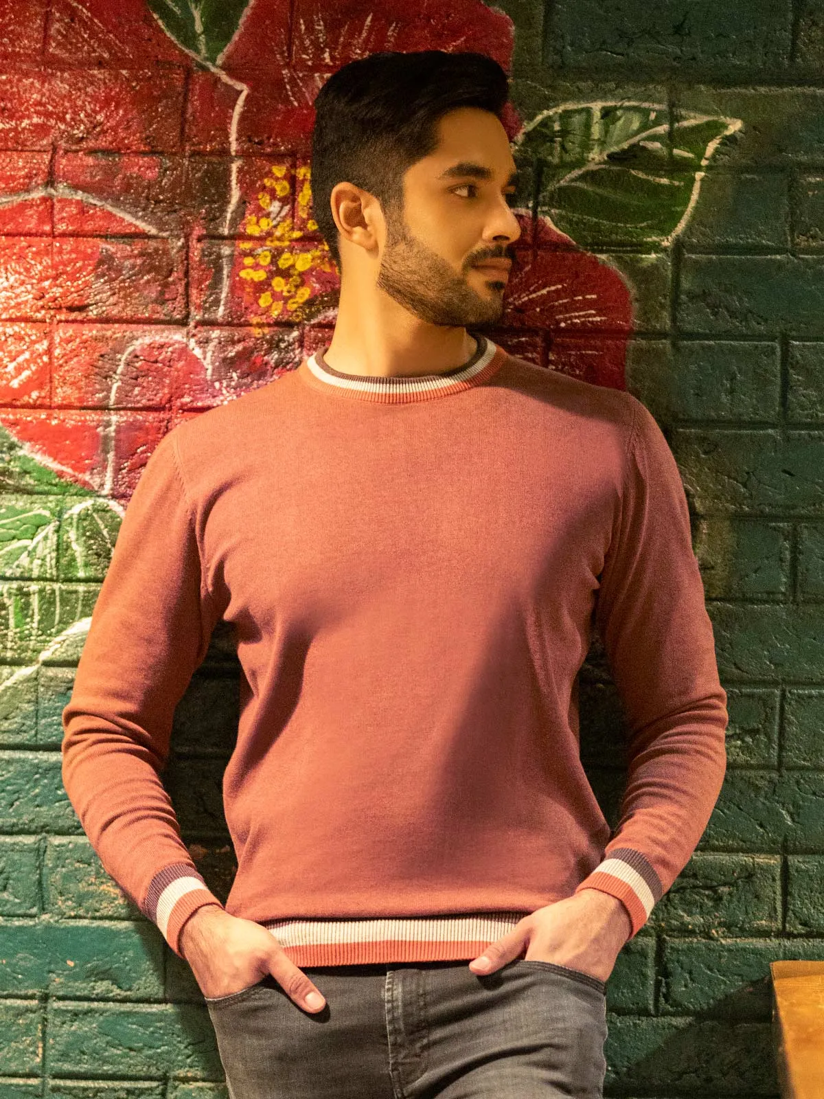 Regular Fit Crew Neck Sweater - FMTSWT19-002