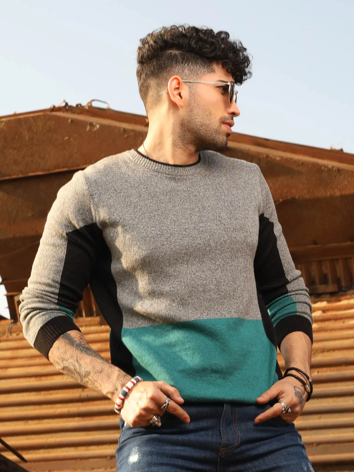 Regular Fit Crew Neck Sweater - FMTSWT19-008