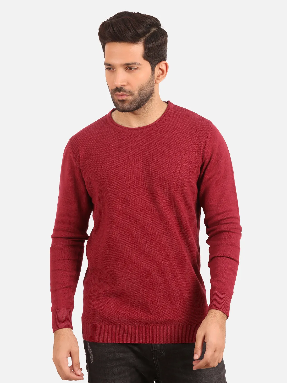 Regular Fit Crew Neck Sweater - FMTSWT20-006