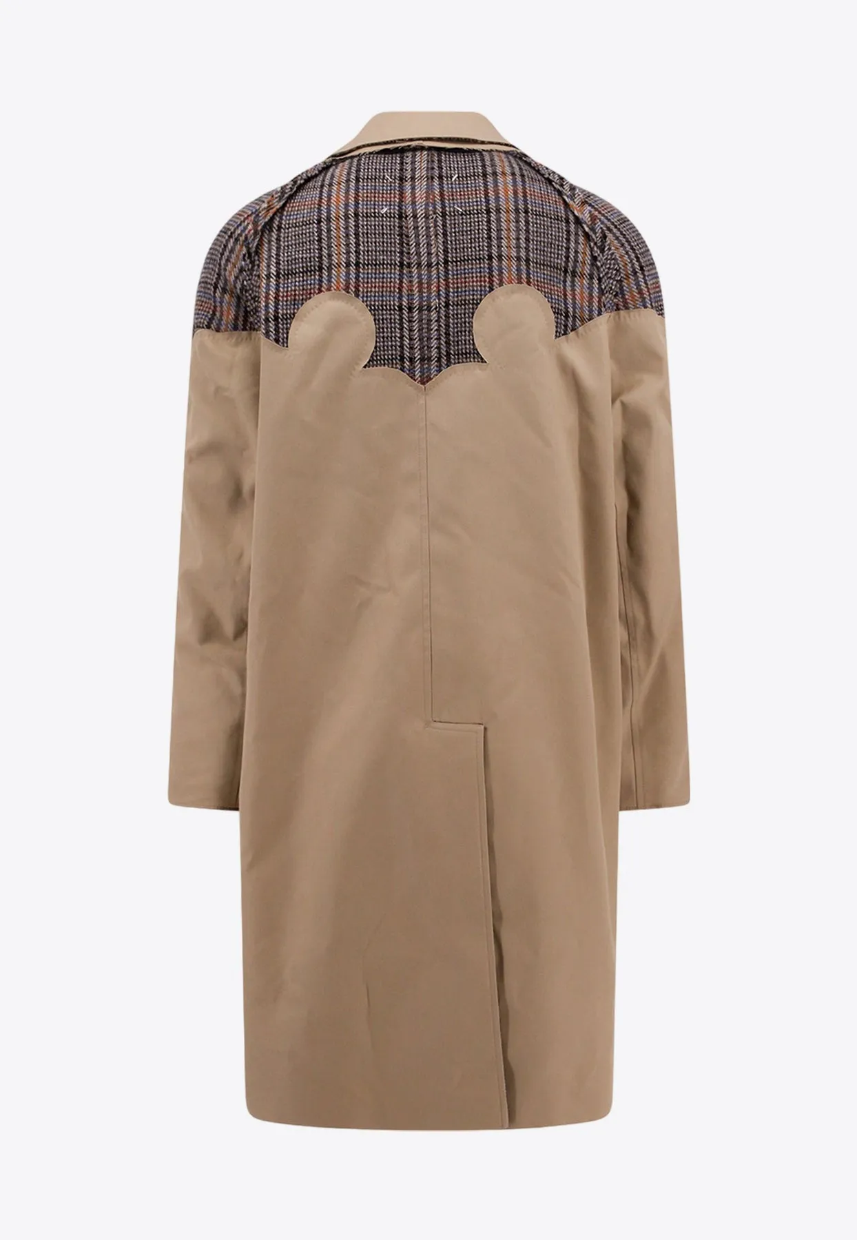 Reversible Checked Coat