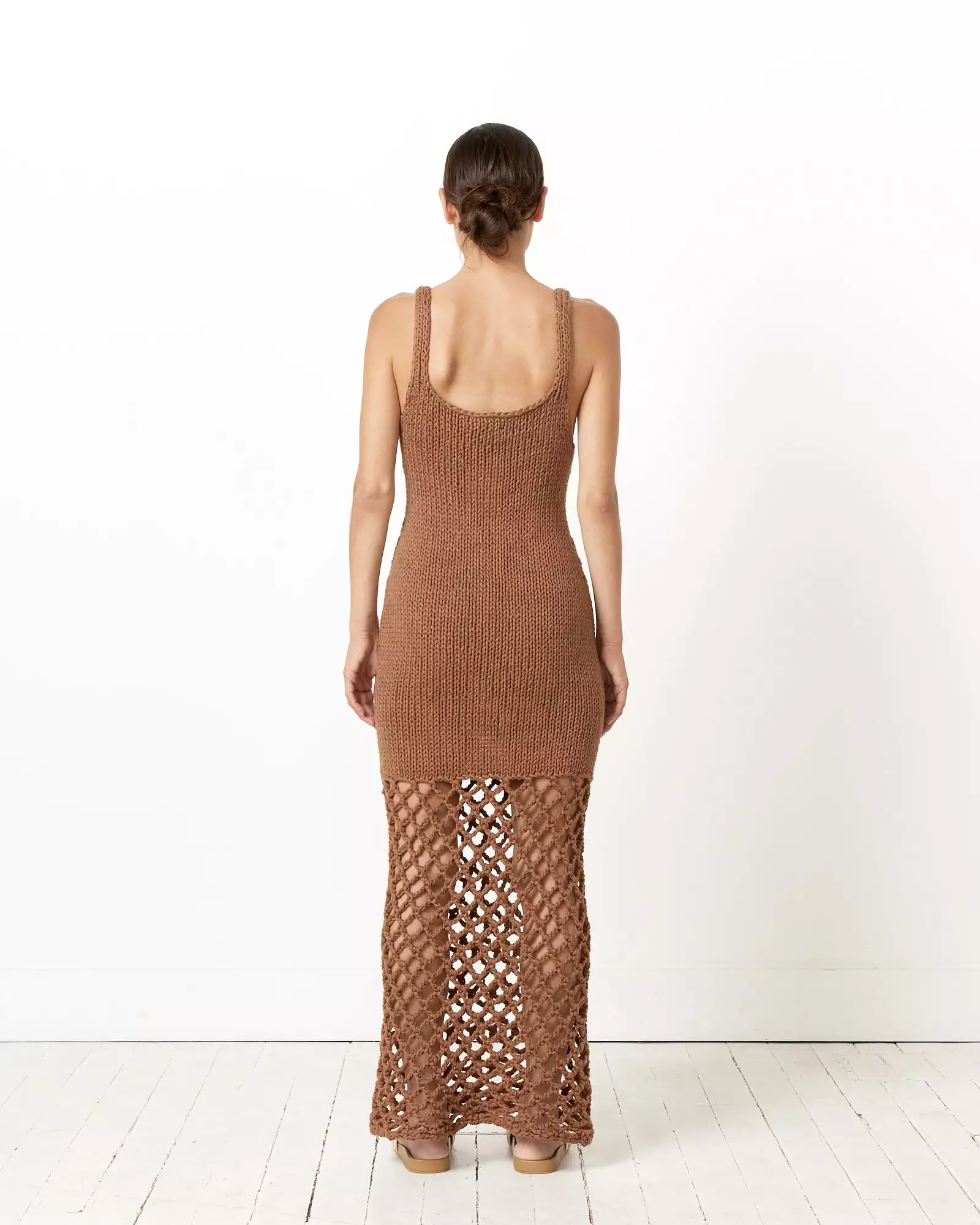 Sade Dress in Brown