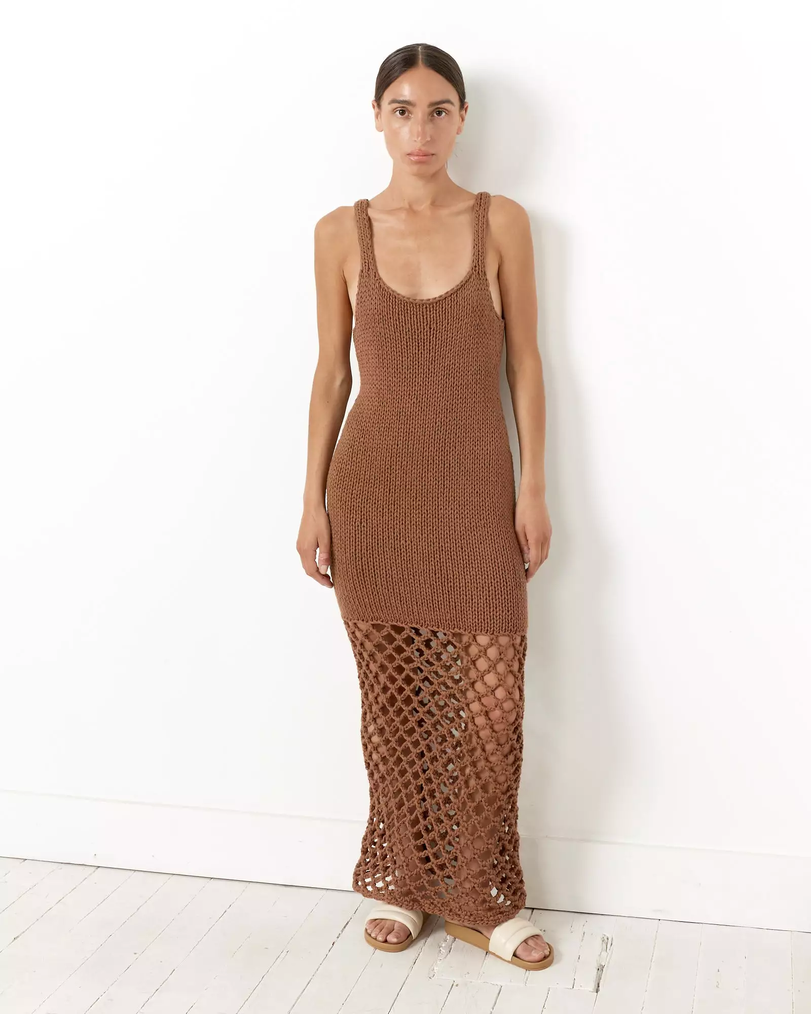 Sade Dress in Brown