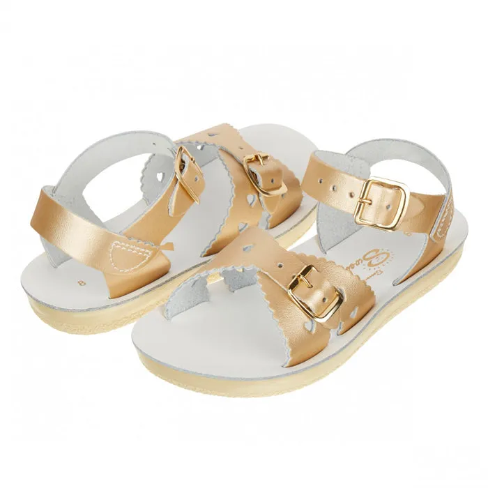 Salt Water Child Sweetheart Sandals Gold