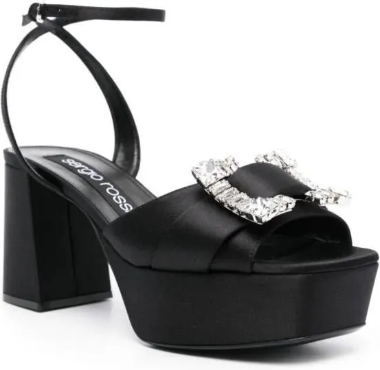 Sergio Rossi Sr Twenty 85mm sandals Black