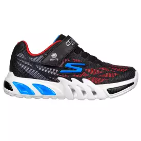 Skechers Black/Red Flex-Glow Vorlo Children's Sneaker