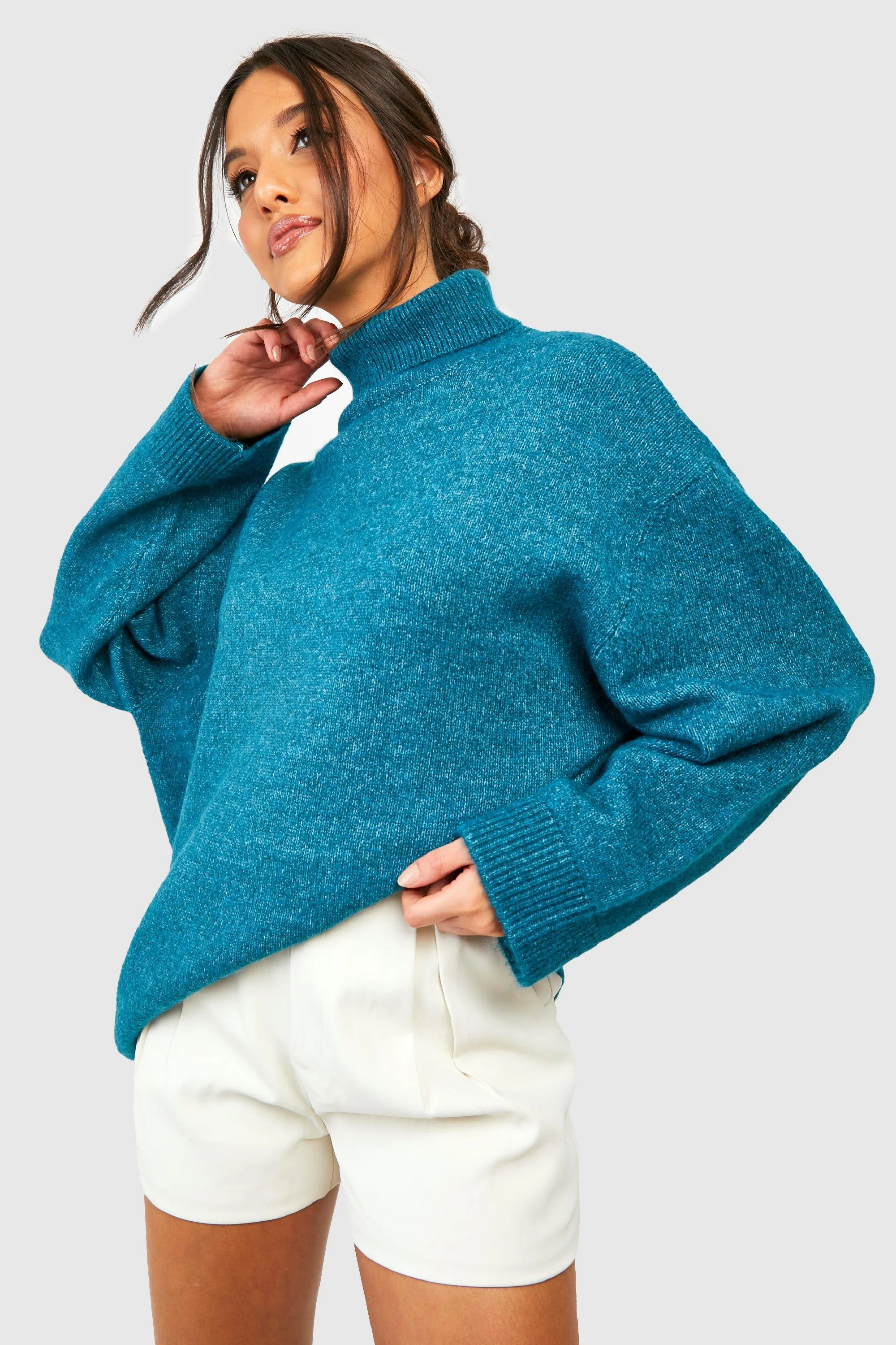 Soft Knit Turtleneck Sweater