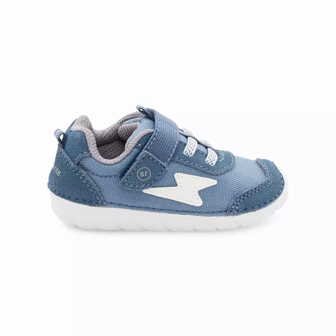 Stride Rite Navy Zips Runner Baby/Toddler Soft Motion Sneaker