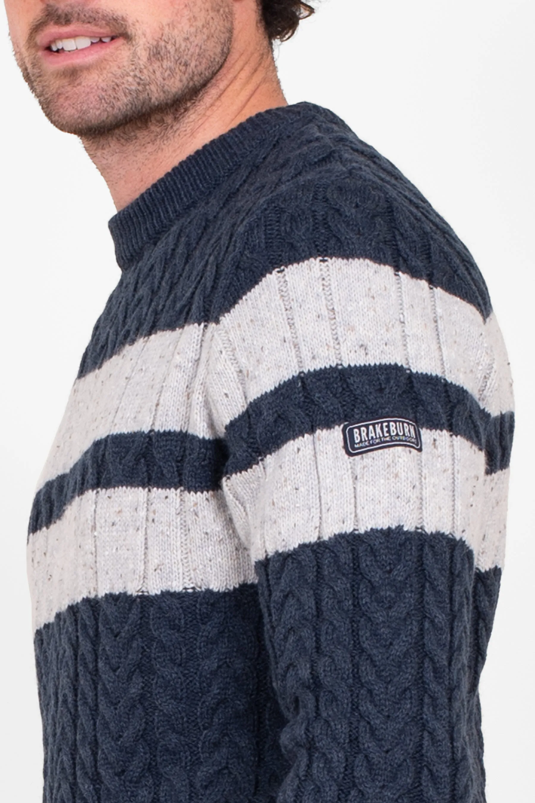 Stripe Crew Neck