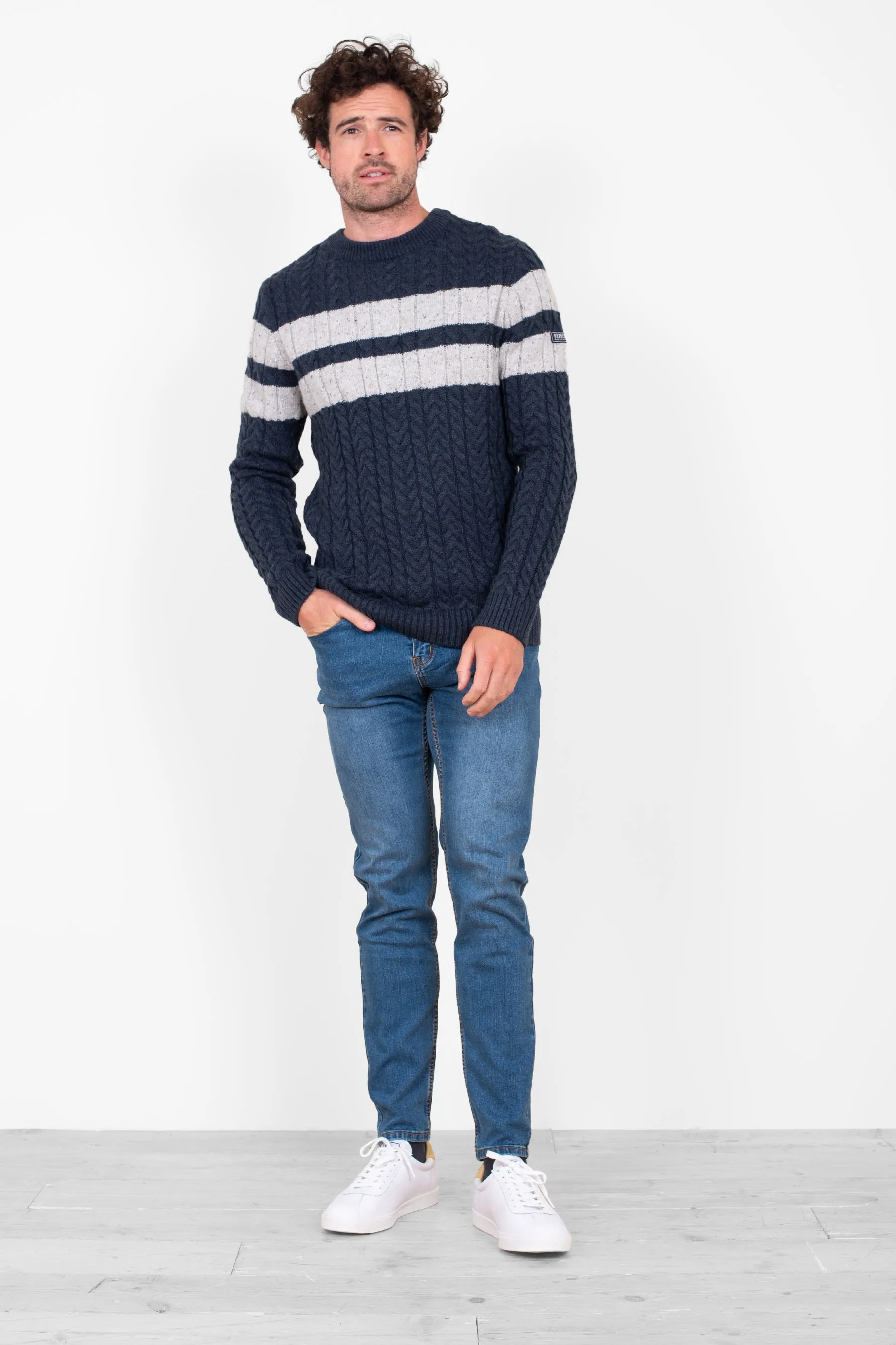 Stripe Crew Neck