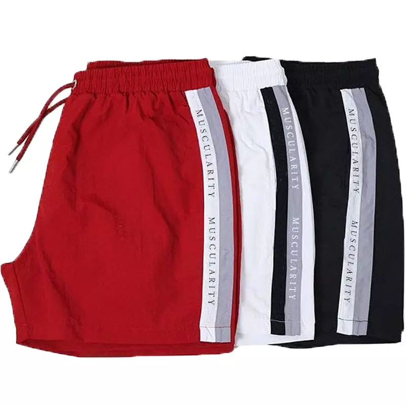 Striped Men Beach Shorts