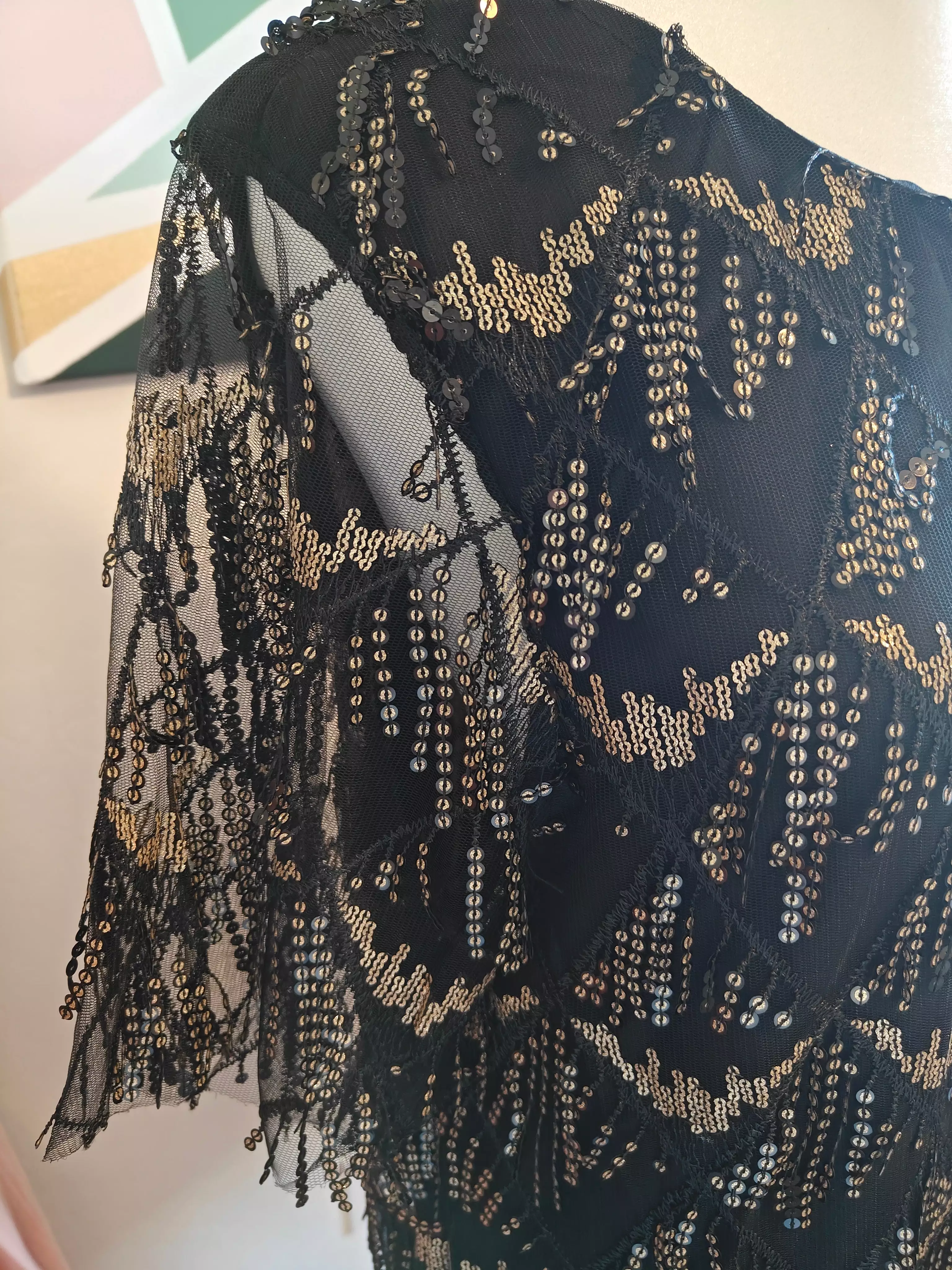 The Madonna Sequin Fringe Dress