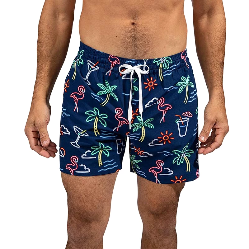 The Neon Lights 5.5 inch Swim Shorts