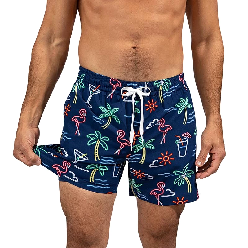 The Neon Lights 5.5 inch Swim Shorts