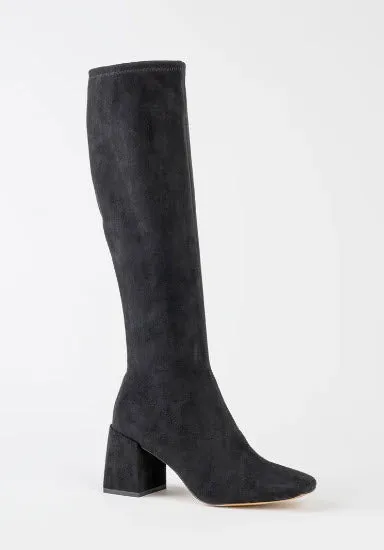 The Tall Stretch Boot in Black