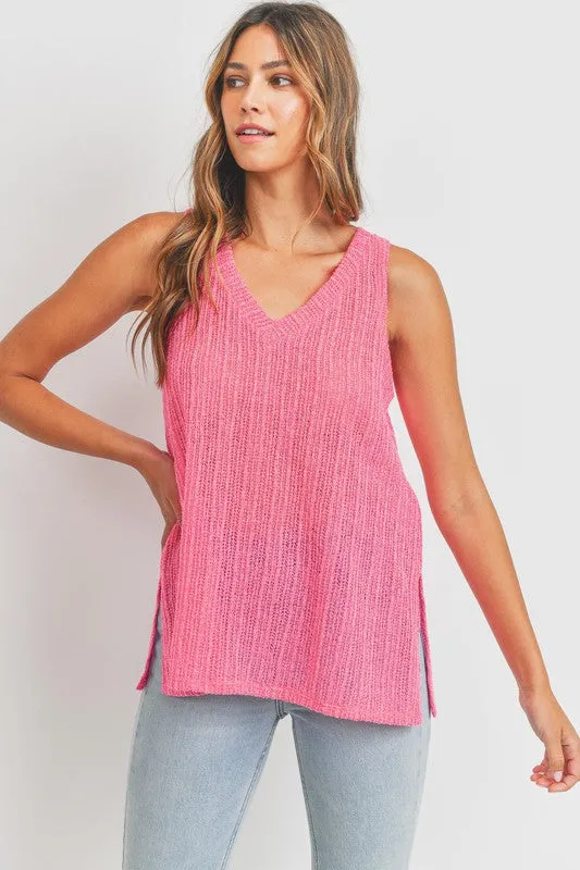 V-Neck Knit Tank